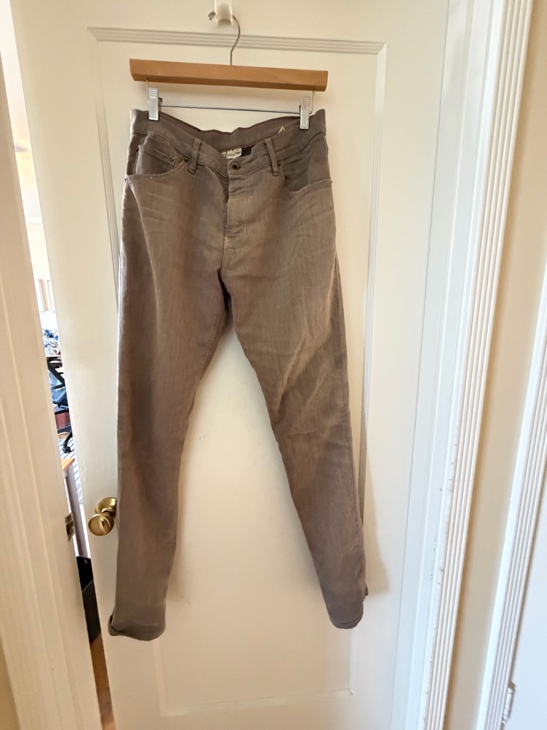 Gray Slim Raleigh Denim Jeans -Mens